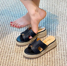 Women's Petite Thicksole Wedge Sandal Shoes SS2776