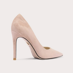 Women's Petite V Cut Suede Heel Pumps FS137(3/6/8/10cm Heel)