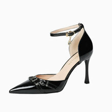 Women's Small Ankle Strap Patent Heels SS2758