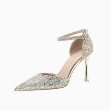 Women's Small Feet Pointy Glitter Dress Shoes SS2765