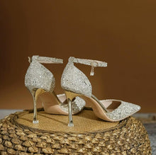 Women's Small Feet Pointy Glitter Dress Shoes SS2765