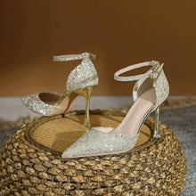 Women's Small Feet Pointy Glitter Dress Shoes SS2765