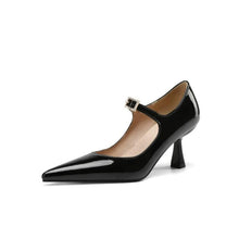 Women's Small Feet Pointy Patent Heel Shoes BS287