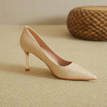 Women's Small Feet Pointy Toe Metal Heels FS346