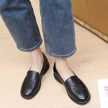 Women's Small Feet Soft Sole Leather loafers FS142
