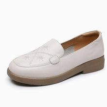 Women's Small Feet Soft Sole Leather loafers FS142