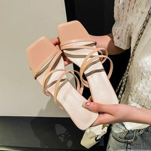 Women's Small Feet Square Toe Strappy Sandals SS27111