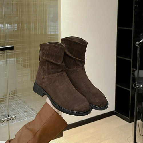 Women's Small Feet Suede Ankle Boots FS238
