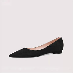 Women's Small Feet Suede Heel Pump Shoes MS355