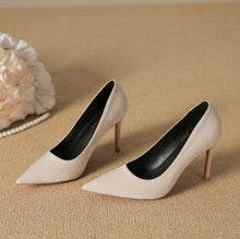Women's Small Feet Suede Heeled Shoes SS2756