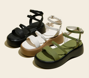 Women's Small Feet Thicksole Ankle Strap Sandals MS548
