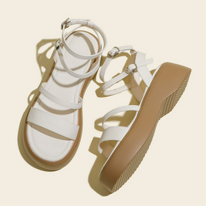 Women's Small Feet Thicksole Ankle Strap Sandals MS548