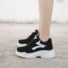 Women's Small Feet Thicksole Suede Sneakers MS363
