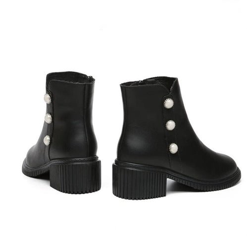 Women's Small Size 2 Side Zipper Ankle Boots DS380