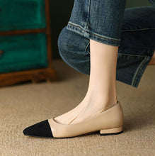 Women's Small Size 3 Flats With Toe Cap TS28