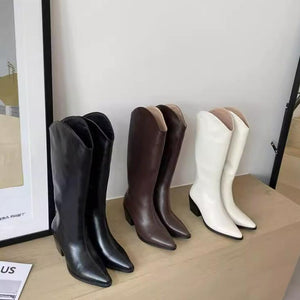 Women's Small Size 3 Western Calf Boots TS79