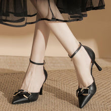 Women's Small Size Ankle Strap Shoes FS341