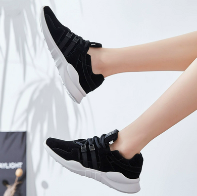 Women's Small Size Black Casual Shoes FS131