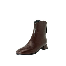 Women's Small Size Block Heel Ankle Boots FS305