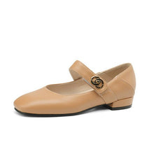 Women's Small Size Block Heel Mary Jane Shoes MS136