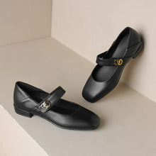 Women's Small Size Block Heel Mary Jane Shoes MS136