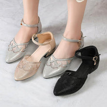 Women's Small Size Block Heel Sandal Shoes MS599