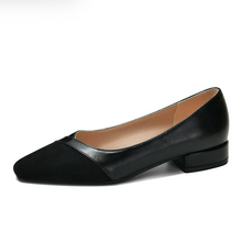 Women's Small Size Block Low Heel Shoes FS280