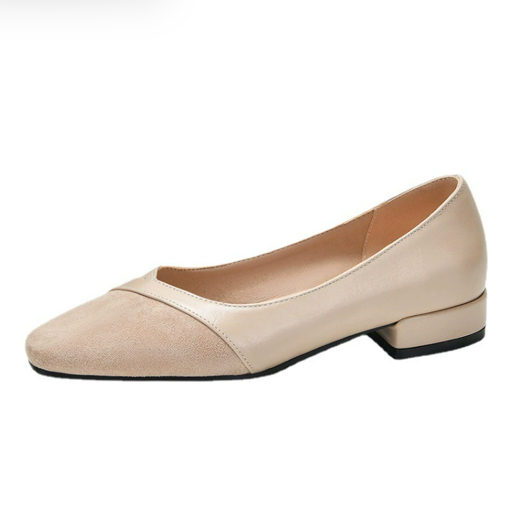 Women's Small Size Block Low Heel Shoes FS280