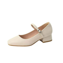 Small Size Pointy Pump Shoes With Toe Cap SS2768
