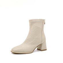 Women's Small Size Chunky Heel Ankle Boots AW2686