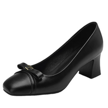 Women's Small Size Chunky Pump Shoes FS328