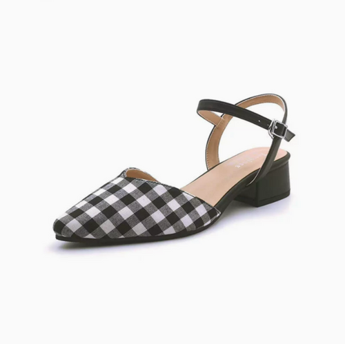 Women's Small Size Closed Block Heel Sandals MS522