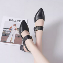 Women's Small Size Closed Leather Sandal Shoes FS16