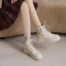 Women's Small Size Flat Heel Ankle Boots TS105
