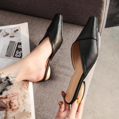 Women's Small Size Flat Low Heel Shoes FS151