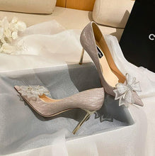 Women's Small Size Glitter Metallic Heels AW2634