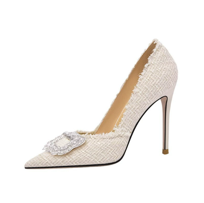 Women's Small Size High Heels With Buckle FS322