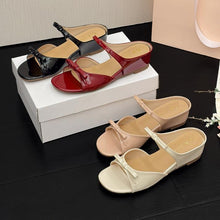 Women's Small Size Open Toe Wedge Sandals SS27130
