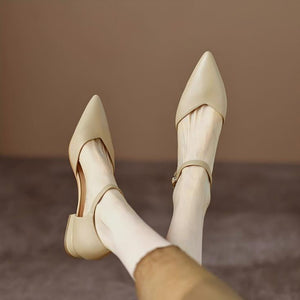 Women's Small Size Pointy Flat Sandals FS95