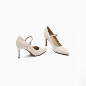 Women's Small Size Pointy Mary Jane Heels TS125