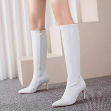 Women's Small Size Pointy Mid Calf Boots TS69