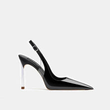 Women's Small Size Slingback Patent Heels AW2659