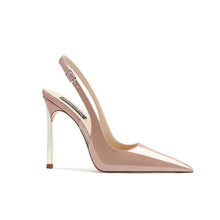 Women's Small Size Slingback Patent Heels AW2659