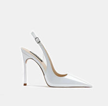 Women's Small Size Slingback Patent Heels AW2659