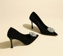 Women's Small Size Suede Pump Shoes AW2639
