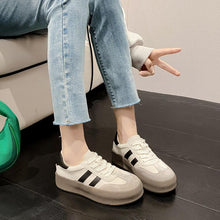 Women's Small Size Thicksole Casual Leather Shoes MS212