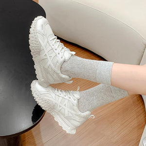Women's Small Size Thicksole Fashion Sneakers FS231
