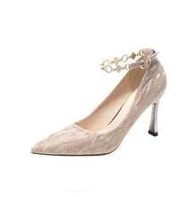 Glitter Ankle Strap Pump Shoes GS245