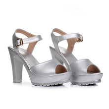 Heeled Small Feet Peep Shoes SS261