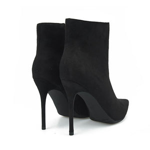 Small Size High Heel Pointy Boots DS39